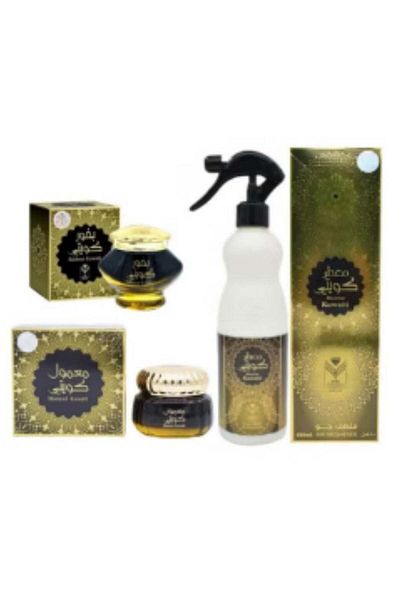 ALMAS ٣ قطع معطر كويتي ٤٨٠ مل - معمول كويتي ٦٠ جرام - بخور كويتي ٤٠ جرام