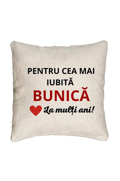 BEKZ Perna Decorativa Canapea pentru Bunica 16, 40x40 cm, Cu fermoar