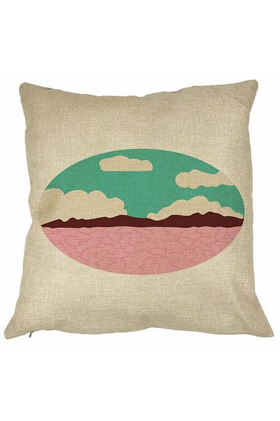 BEKZ Perna Decorativa Patrata Colorize, 40x40 cm, Husa Detasabila, Burduf
