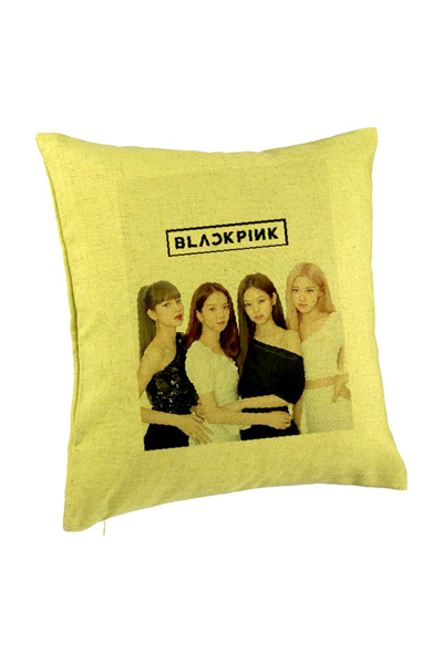 BEKZ Perna Decorativa BlackPink, Model 6, 40x40 cm, Verde, Husa Detasabila, B...