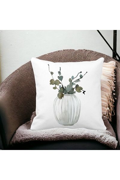 BEKZ Christmas Themed Pillowcase, 11, 40x40 Cm, White, Matte