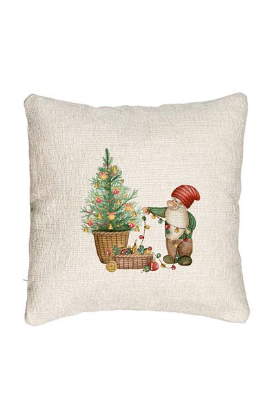 BEKZ Perna Decorativa Canapea cu tematica de Craciun, 22, 40x40 cm, Cu fermoar