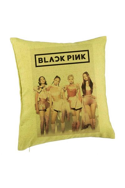 BEKZ Față de pernă Blackpink, Model 4, 40x40 cm, Verde