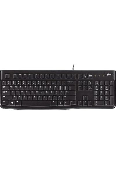 logitech K120 Keyboard Wired for Laptop/Desktop Computer/Gaming Desktop Computer/CPU Windows OS Black