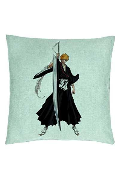 BEKZ Perna Decorativa cu Bleach - Ichigo, 40x40 cm, Verde Menta, Husa Detasab...