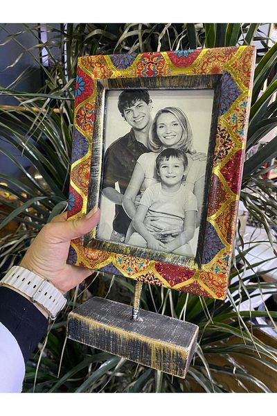 elif aksesuar Ceramic Ethnic Pattern Picture Frame