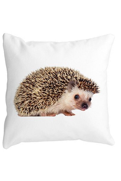 BEKZ Hedgehog Pillowcase, 40x40 Cm, White, Matte