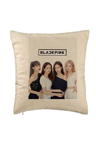 BEKZ Față de pernă Blackpink, Model 6, 40x40 cm, bej