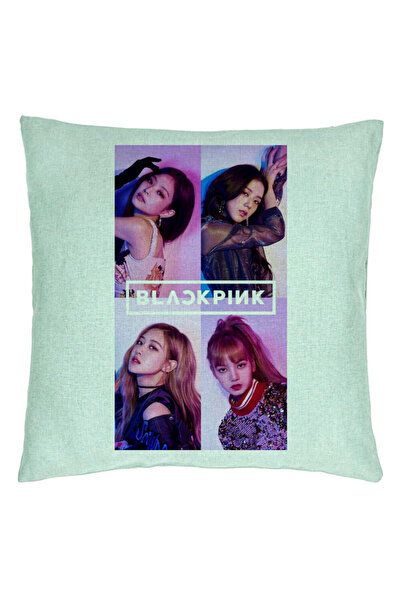 BEKZ Μαξιλαροθήκη Blackpink, 5 τεμ., 40x40 εκ., Πράσινη μέντα