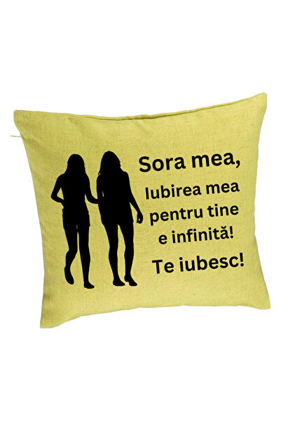 BEKZ Față de pernă My Sister 15, 40x40 cm, verde