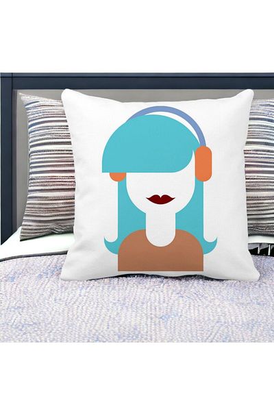 BEKZ Seen Square Pillowcase, 40x40 Cm, White, Matte