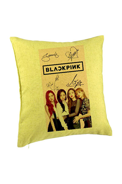 BEKZ Perna Decorativa BlackPink, Model 16, 40x40 cm, Verde, Husa Detasabila, ...