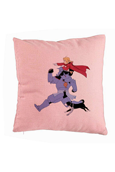 BEKZ Față de pernă cu Full Metal Alchemist 2, 40x40 cm, roz