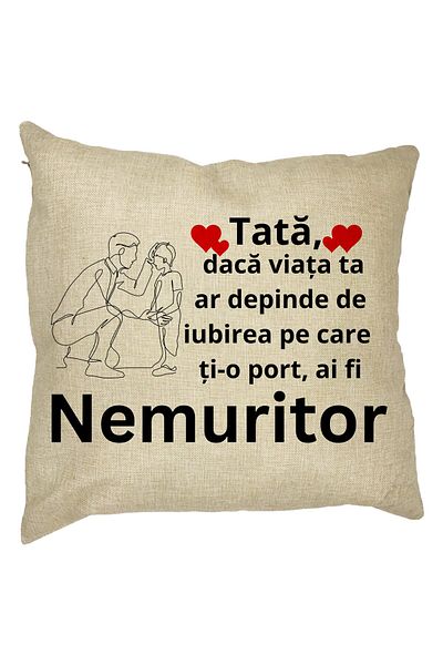 BEKZ Față de pernă pentru tată 4,40x40 cm
