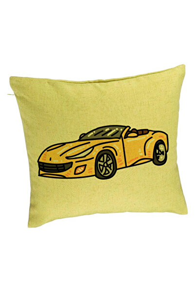 BEKZ Față de pernă, model mașini sport, 40x40 cm, verde