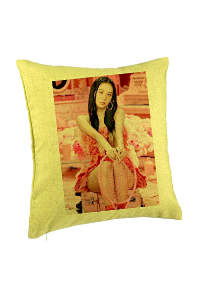 BEKZ Μαξιλαροθήκη Blackpink Jisoo 4, 40×40 εκ., Πράσινη