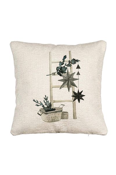 BEKZ Perna Decorativa Canapea cu tematica de Craciun, 12, 40x40 cm, Cu fermoar