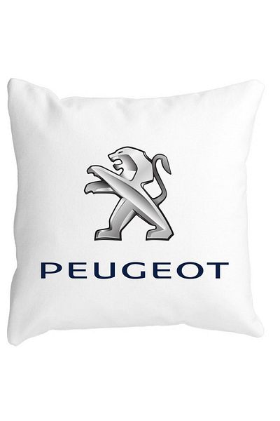 BEKZ Față de pernă, Peugeot, 40×40 cm, Alb, Mat