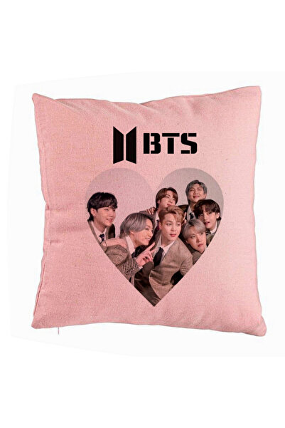 BEKZ Față de pernă BTS Army 4, 40x40 cm, roz