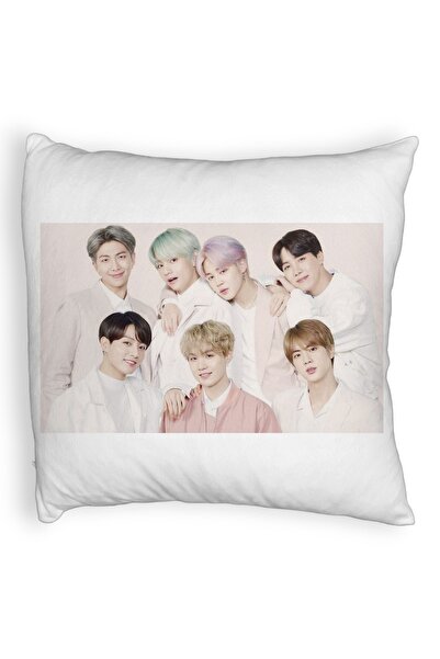 BEKZ Fata de perna Fluffy BTS Army 12, 45×45 cm, Cu fermoar