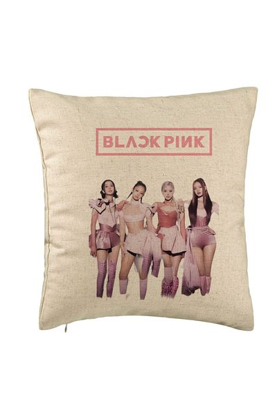 BEKZ Față de pernă Blackpink, Model 1, 40x40 cm, bej