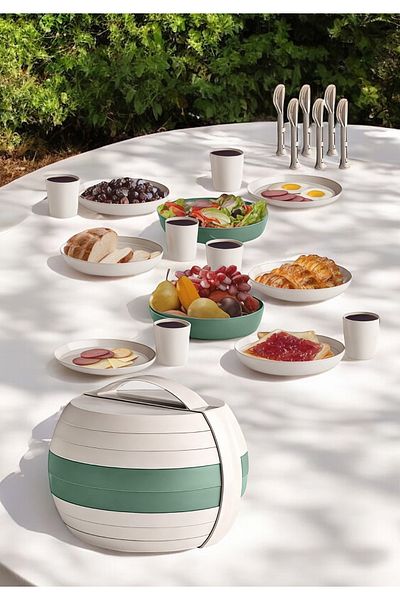 EVSTYLE Round Picnic Set - 32 Pieces