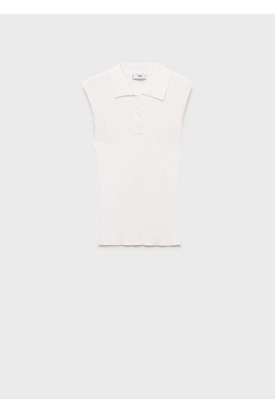 MANGO Woman Polo yaka triko bluz