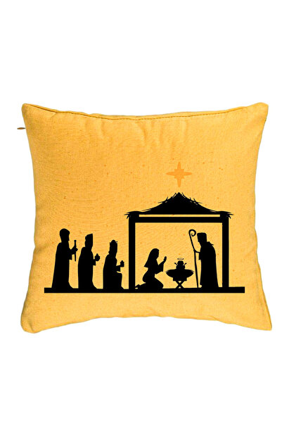 BEKZ Perna Decorativa cu tematica de Craciun, Sarbatoarea Nasterii 2, 40x40 c...