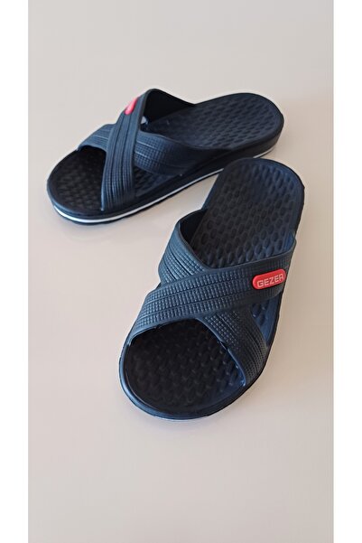GEZER Suya Dayanıklı Çapraz Model Hafif Yazlık Erkek Terlik