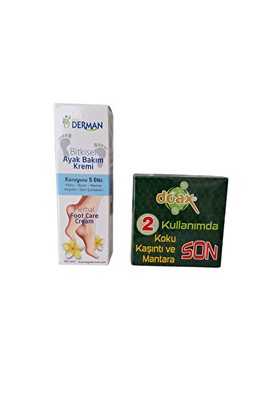 Derman Ayak bakım kremi 150 ml Koku, kaşıntı, krem 20 ml -nasır-mantar-kaşıntı-deri çatlakları