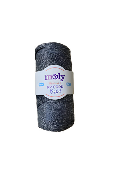 Moly Κορδόνι PP Κρυστάλλινο Γκλίτερ Πολυεστέρας Μακραμέ Νήμα Πλεξίματος στο χ...