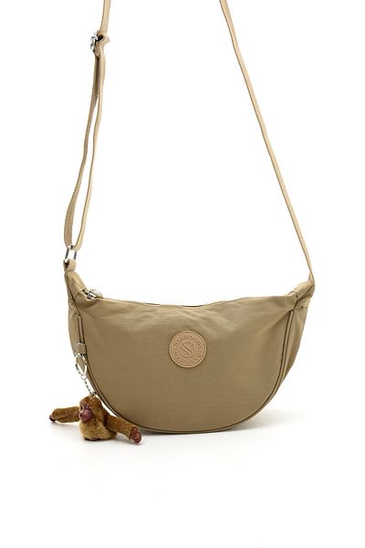 Elnara Sanmorris Women's Waterproof Wrinkled Fabric Crossbody and Shoulder Bag