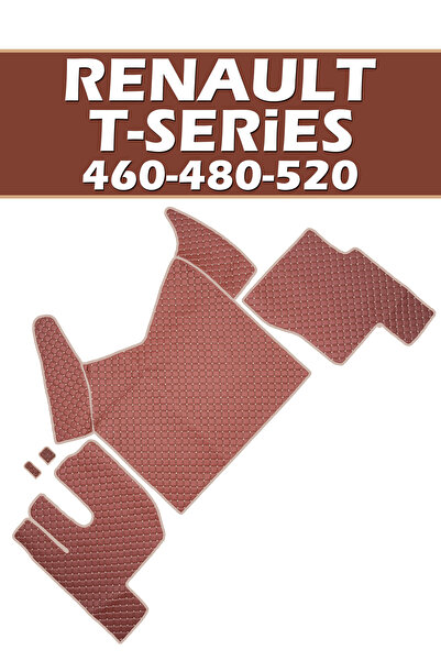 VIPTIRSHOP رينو T-SERIES 460-480-520 (2014-2025) سجادة مبطنة بالجلد