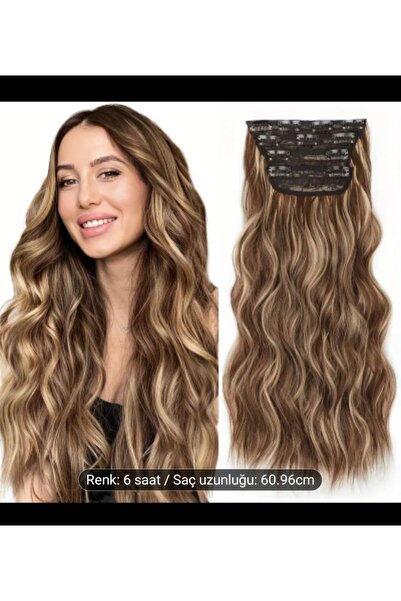 Handmade peruk çıtçıt 1.kalite 4parca ısıya dayanıklı fiber uzun ömrlü yeni n...