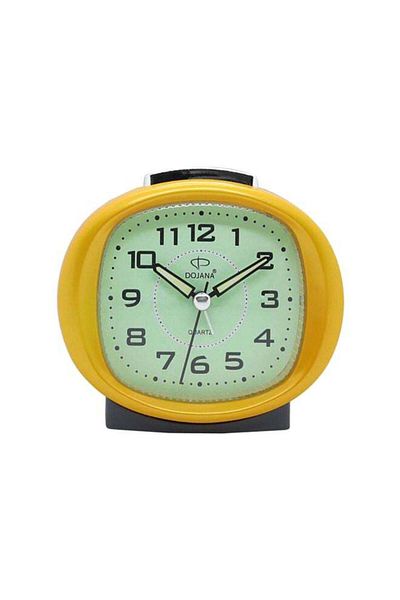 dojana Analog Desk Clock Light Green/Yellow