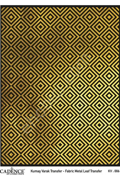 Cadence Kv-06 Cadence Fabric Foil Transfer Gold 30X42