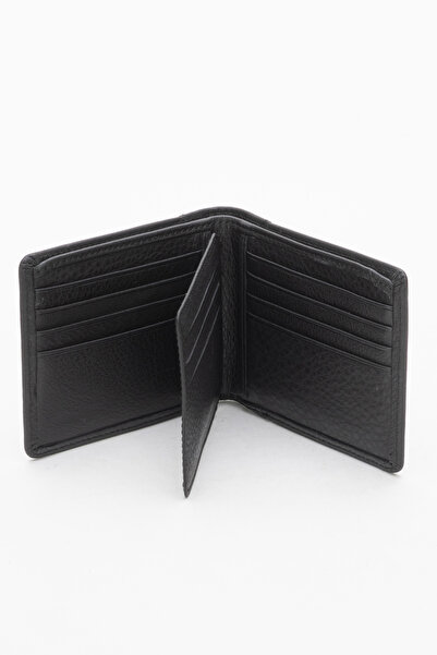 Grande Gd 1747 Real Leather Men's Wallet Black