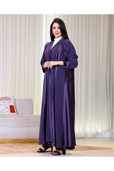 Elegant عباية قماش صالونة يباني