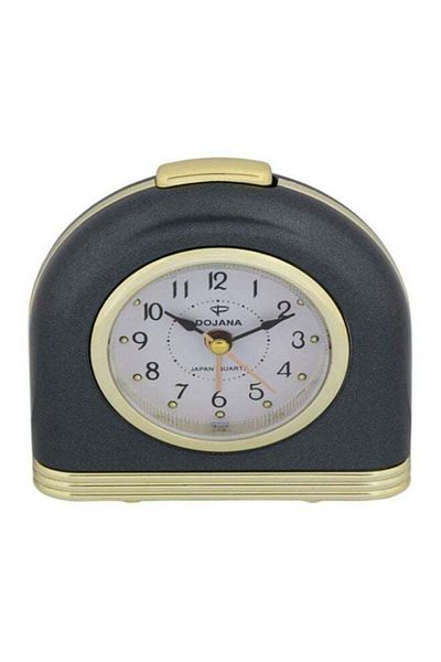 dojana Analog Alarm Clock Grey/Black/Gold