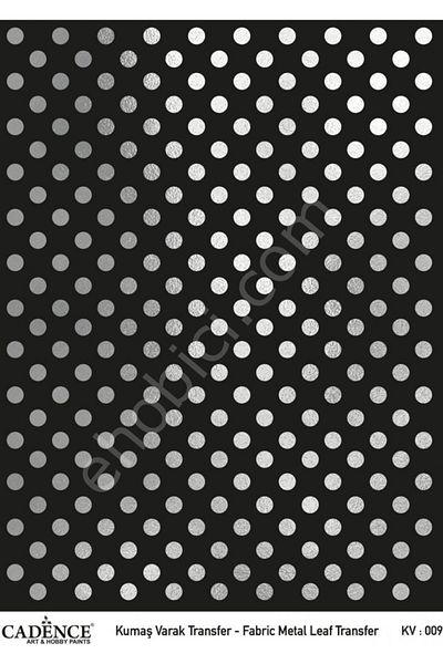 Cadence Kv-09 Cadence Fabric Foil Transfer Silver 30X42