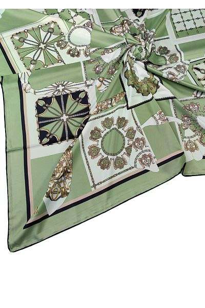 mim eşarp VESİ Φουλάρι Αθλητικό Φουλάρι Twill με σχέδιο 120x120 cm