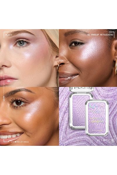 NYX Professi̇onal Makeup Buttermelt Highlighter Creamy Powder Illuminator -40 No 1 Butta Blush