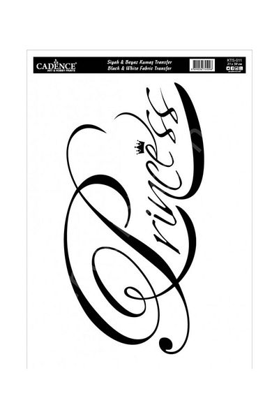 Cadence Kts-11 Black and White Fabric Transfer 21X30