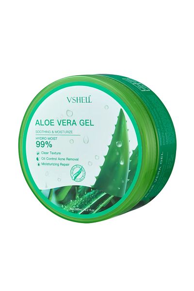 OEM Gel Aloe Vera 99% - Hydrating and Soothing, for Skin and Facial Care - 300 ml