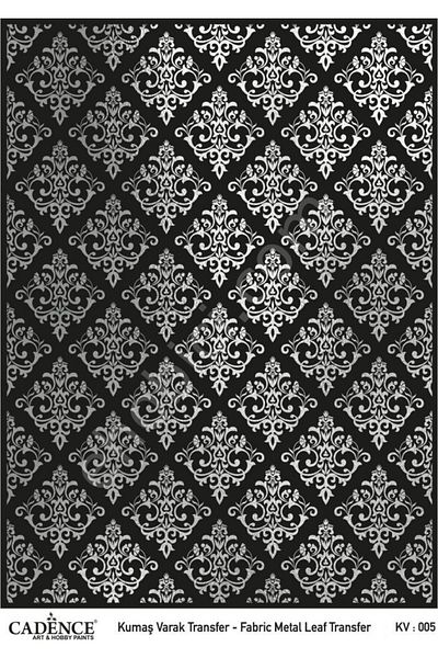 Cadence Kv-05 Cadence Fabric Foil Transfer Silver 30X42