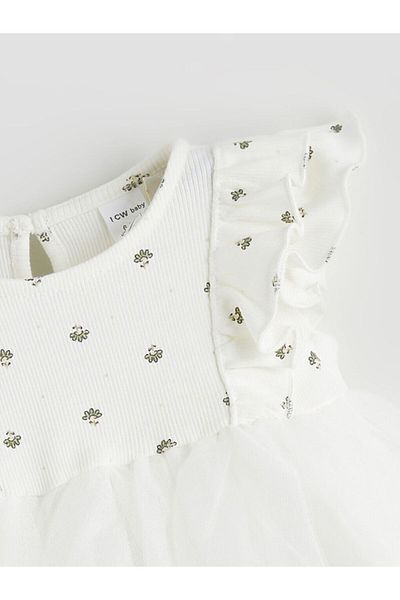 LC Waikiki New Season Basic Lace Tulle Baby Girl Dress - S56009Z1