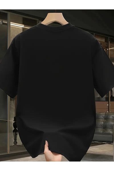 AEMİ Tricou oversize unisex cu decolteu cu imprimeu Hot Tuna