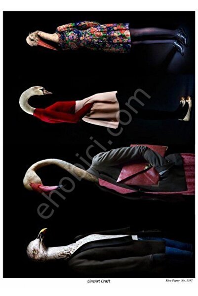 ehobici Lineart Brass Decopage Paper Model - 1397