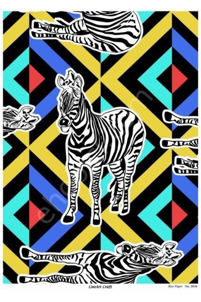 ehobici Lineart Brass Decopage Paper Model - 2036