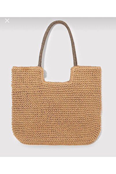 Marin Star Ψάθινη γυναικεία τσάντα, καλοκαιρινή ψάθινη τσάντα, ψάθινη τσάντα παραλίας, ψάθινη τσάντα με επένδυση με ιμάντα ώμου